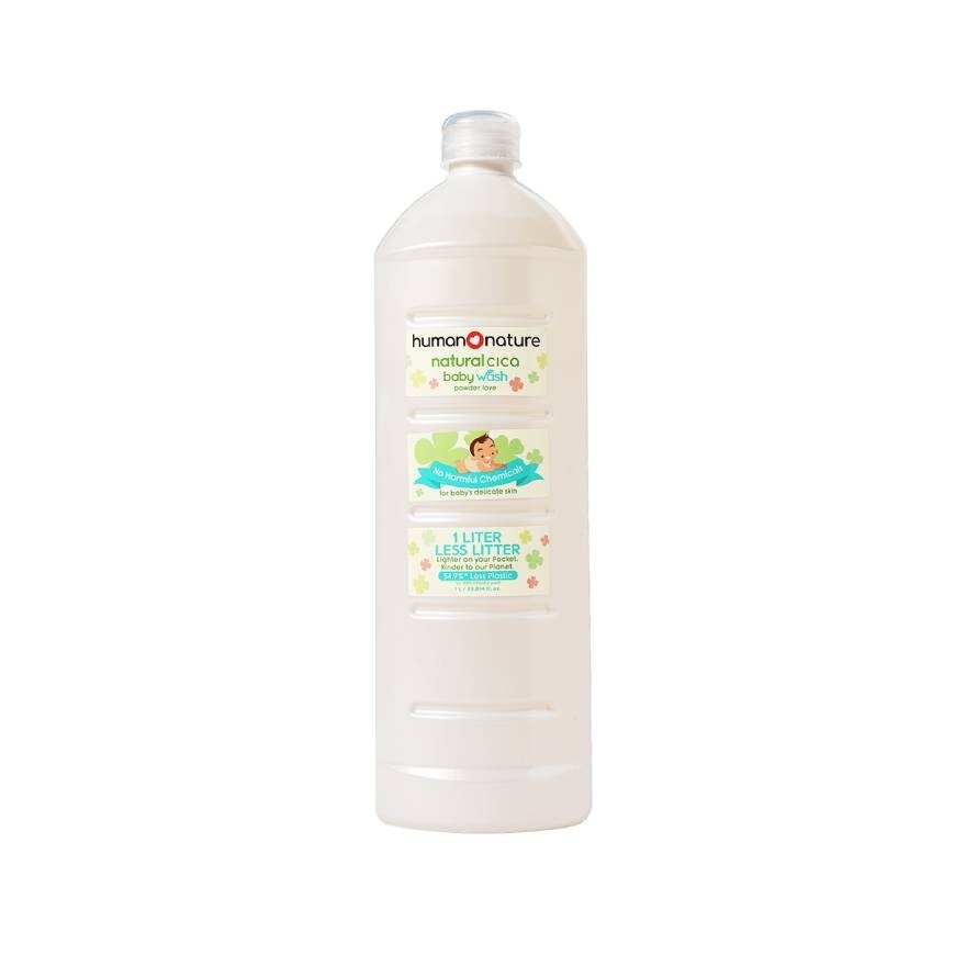 HUMAN NATURE Natural Cica Baby Wash - Powder Love 1L