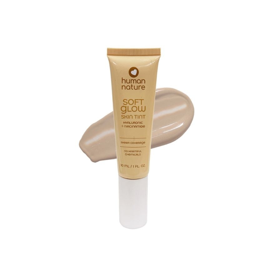 HUMAN NATURE Soft Glow Skin Tint with Hyaluronic + Niacinamide 30ml Oat