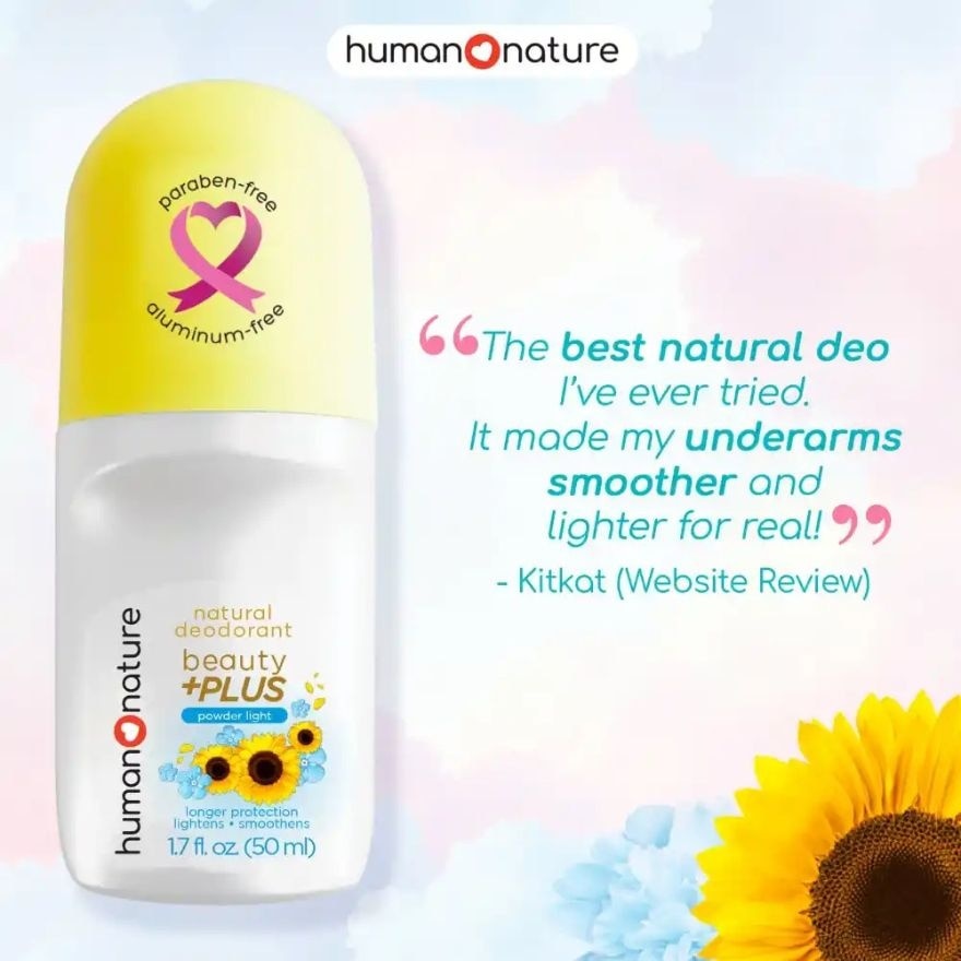 Natural Deodorant Beauty +PLUS Powder Light 50ML