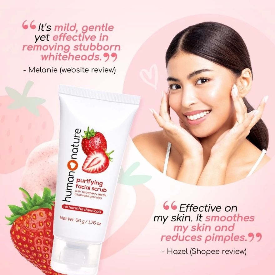 Purifying Facial Scrub with Strawberry Seeds 50g