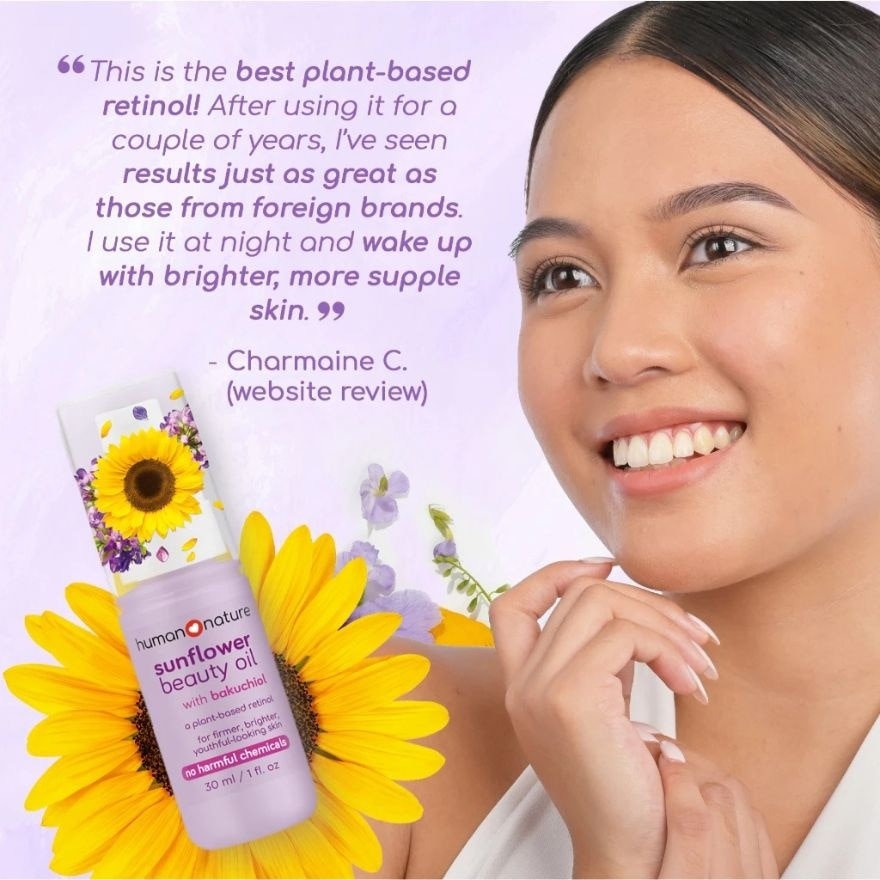 HUMAN NATURE Sunflower Beauty Oil With Bakuchiol 30Ml