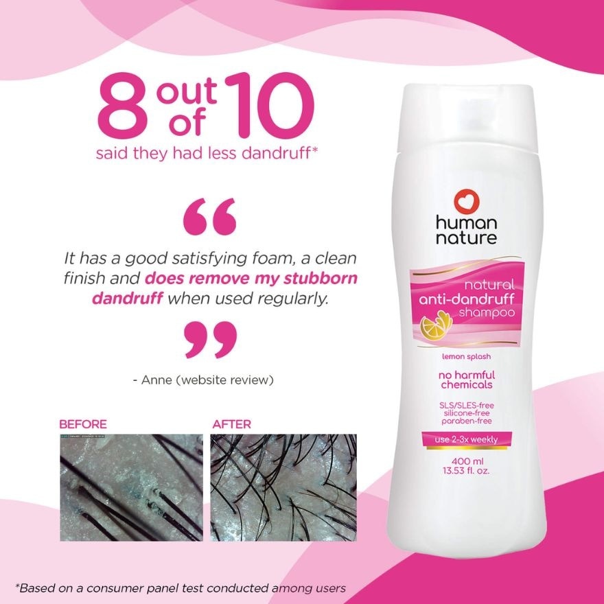 HUMAN NATURE Natural Anti Dandruff Shampoo 400ml
