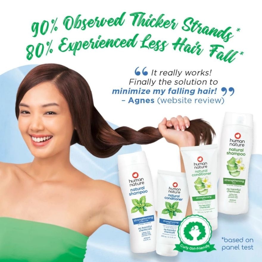 HUMAN NATURE Strengthening Shampoo Soothing Aloe 400ml