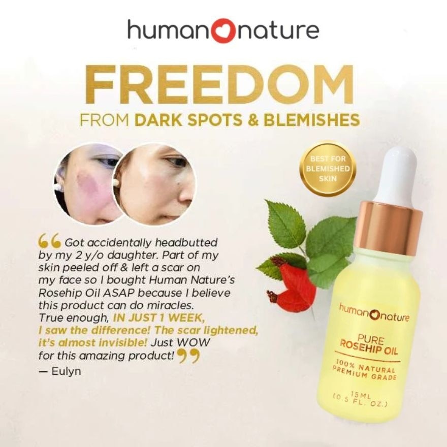 HUMAN NATURE Pure Rosehip Oil Premium 15ml