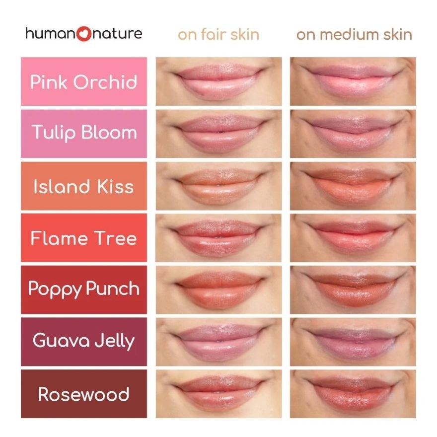 HUMAN NATURE 4g Flavored Lip Balm Blister Pack - Rosewood