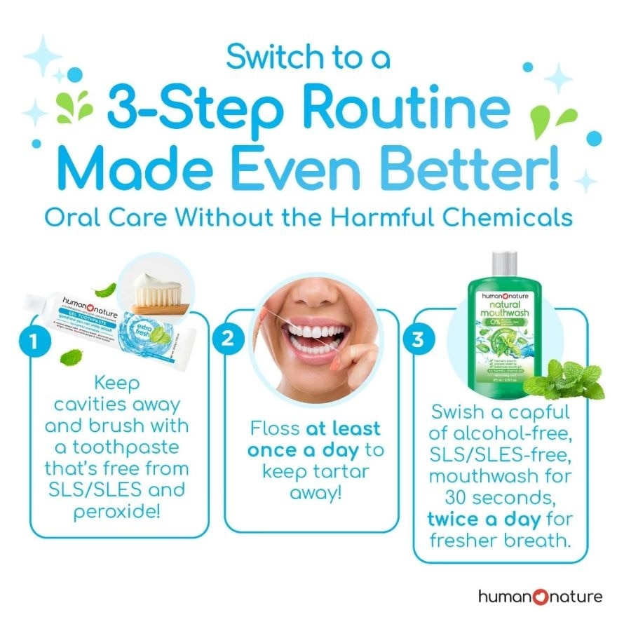 Natural Gel Toothpaste Extra Fresh 105g