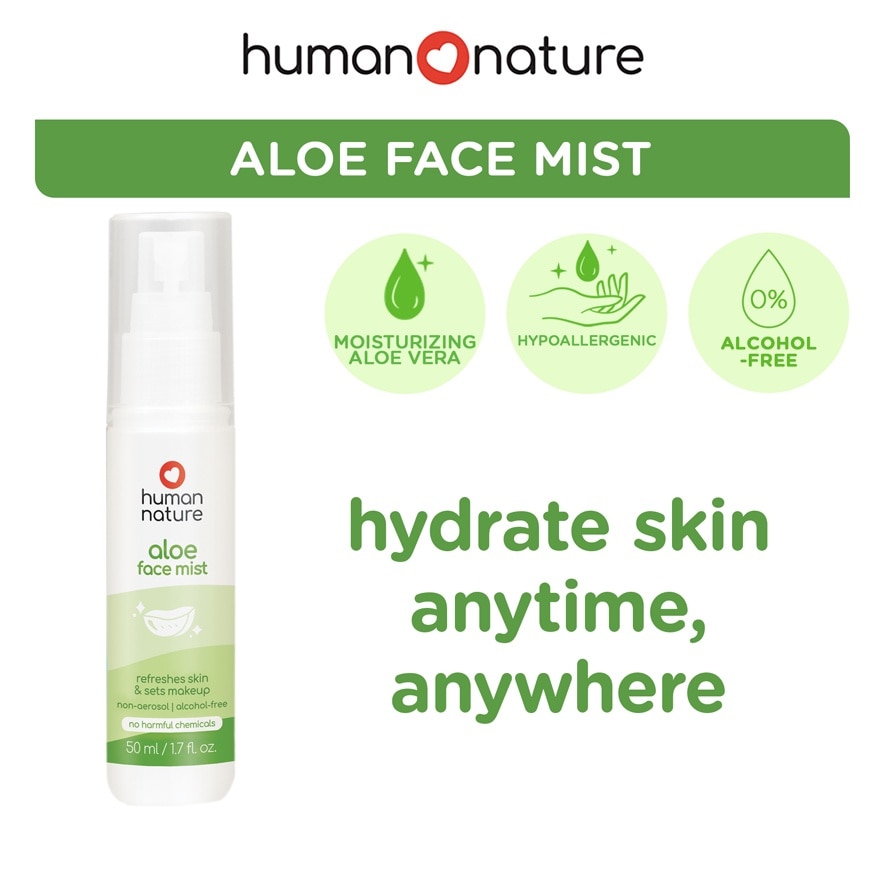 Hydrating Face Mist with Aloe Vera 50ml