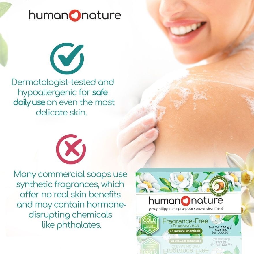 Fragrance-Free Gentle Cleansing Bar Soap 120g