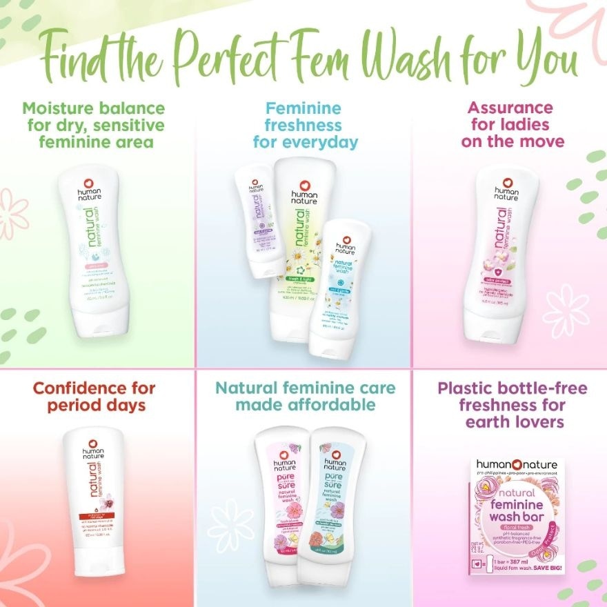 Natural Feminine Wash - Odor Protect 165ml