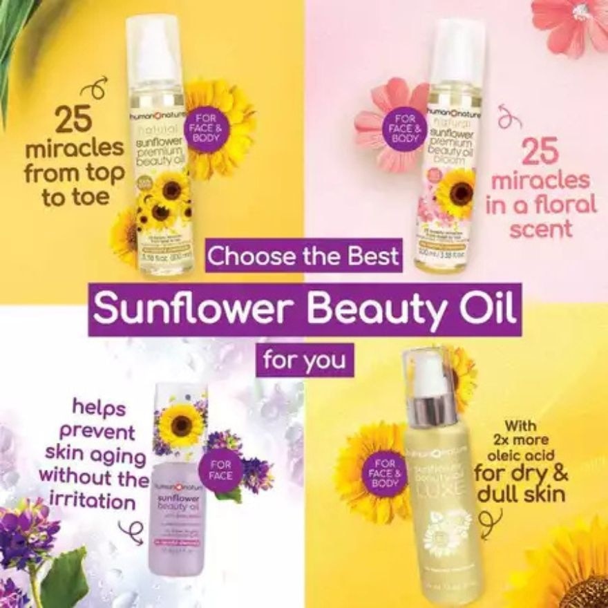 HUMAN NATURE Sunflower Beauty Oil Luxe 55ml