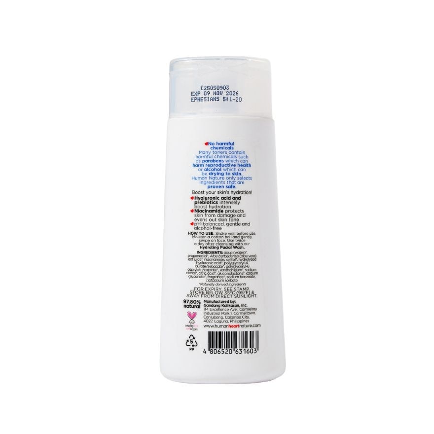 HUMAN NATURE Hydrating Face Toner Moringa 100ml