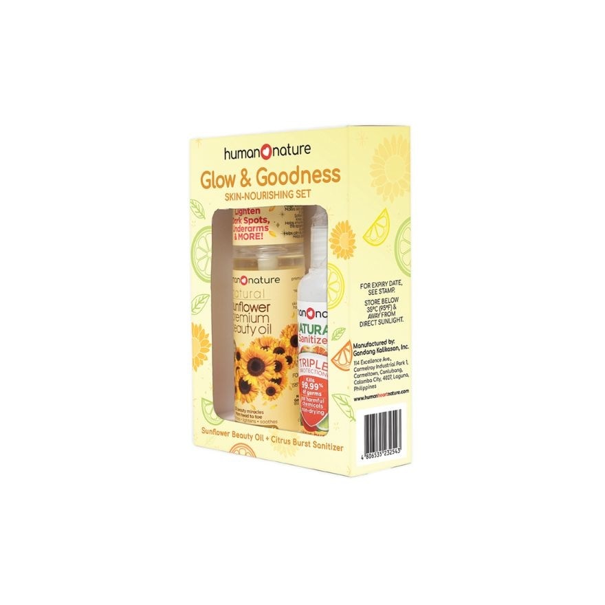 HUMAN NATURE Glow & Goodness Sanitizer Bundle 50ml Gift Set