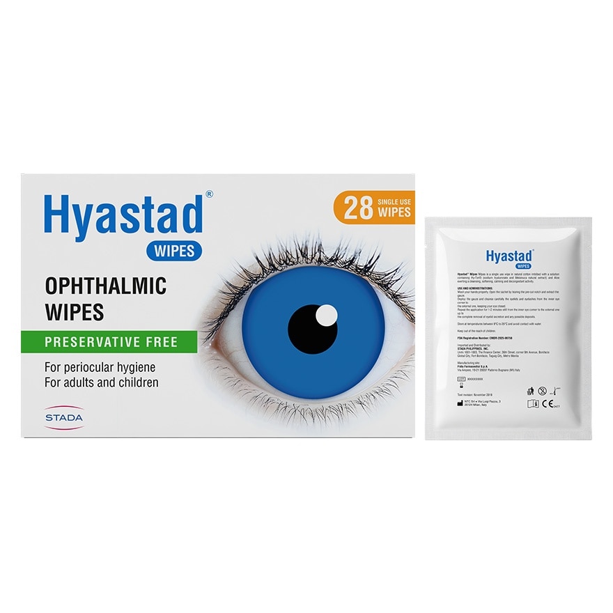 HYASTAD Ophthalmic Wipes Sold Per Piece image
