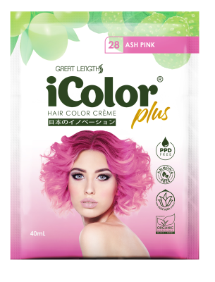 ICOLOR Plus Shampoo Hair Color Creme Ash Pink 40ml