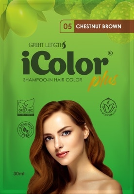 ICOLOR Shampoo-in Hair Color- Chestnut Brown 30ml