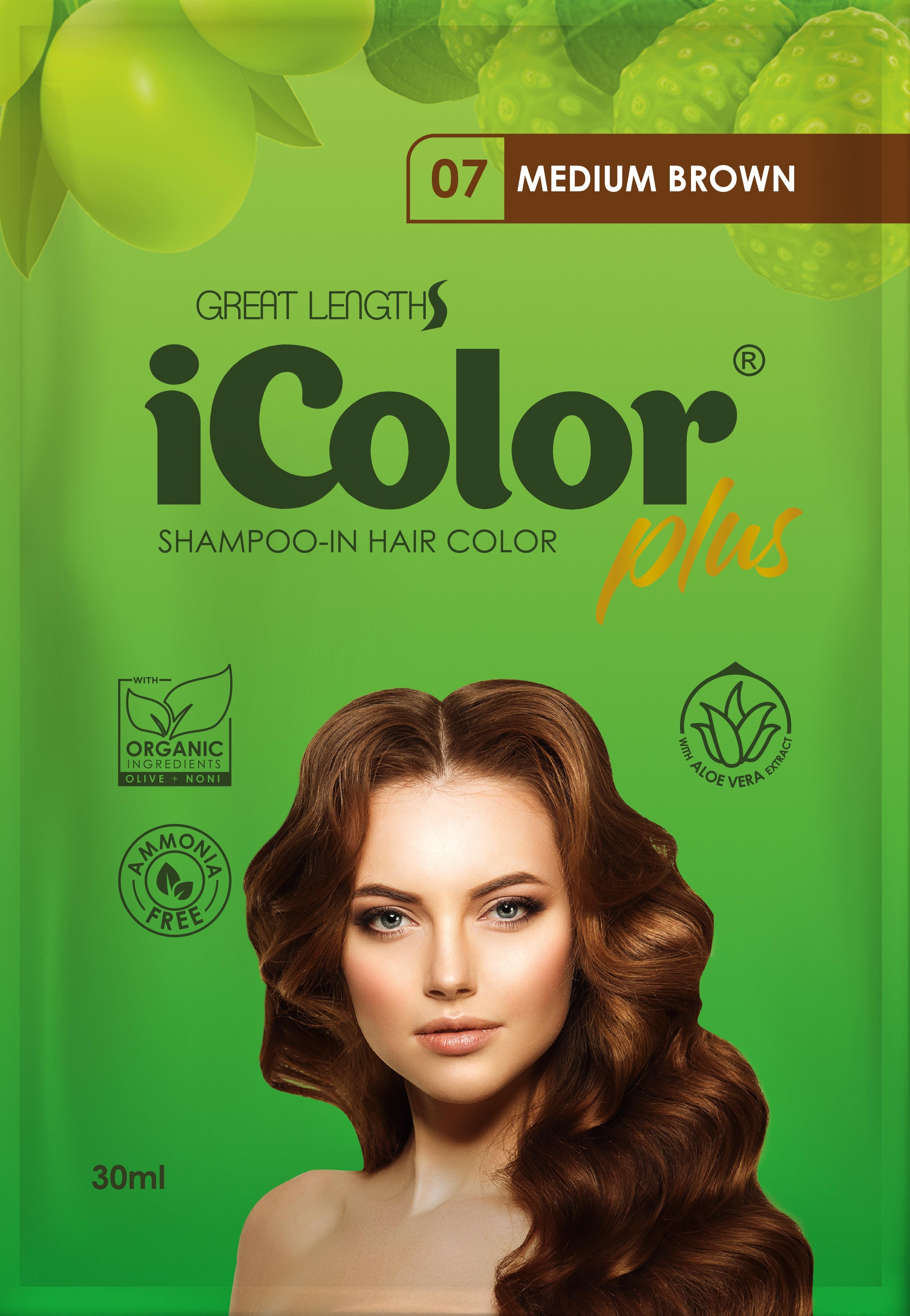 Shampoo-in Hair Color 30ml - Medium Brown