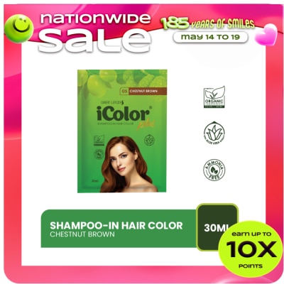 ICOLOR - Shampoo-in Hair Color- Chestnut Brown 30ml