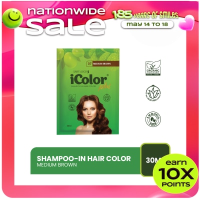 ICOLOR - Shampoo-in Hair Color 30ml - Medium Brown