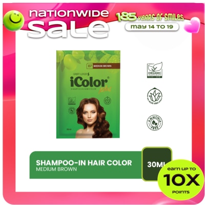 ICOLOR - Shampoo-in Hair Color 30ml - Medium Brown