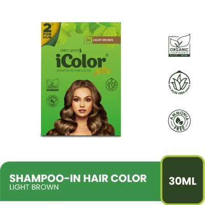 ICOLOR ICOLOR Plus Shampoo Dye 2 For Hue Light Brown 30ml