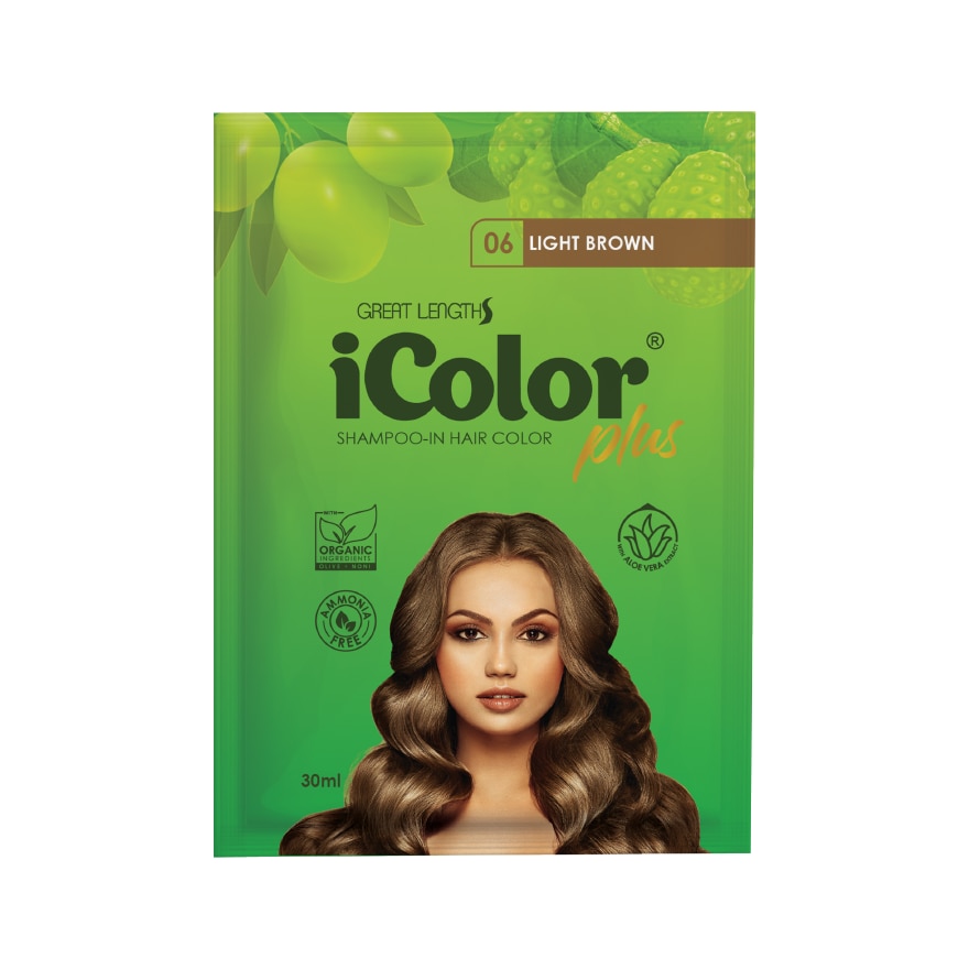 Hair Dye Shampoo - Light Brown 30ml