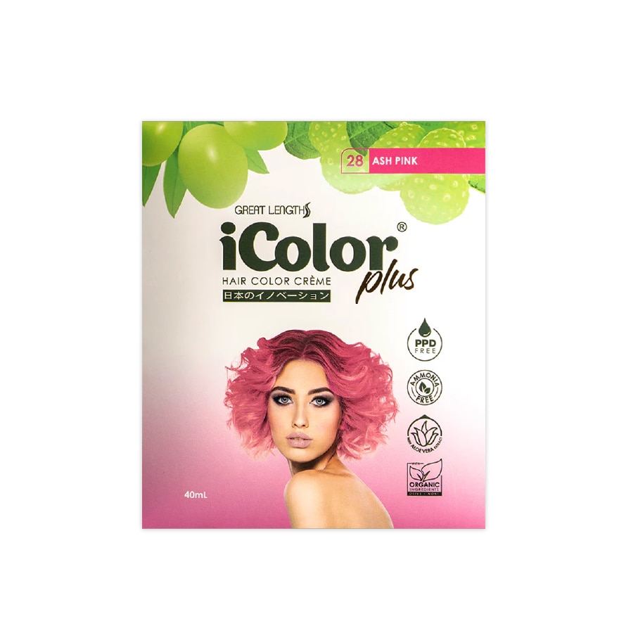 Plus Shampoo Hair Color Creme Ash Pink 40ml