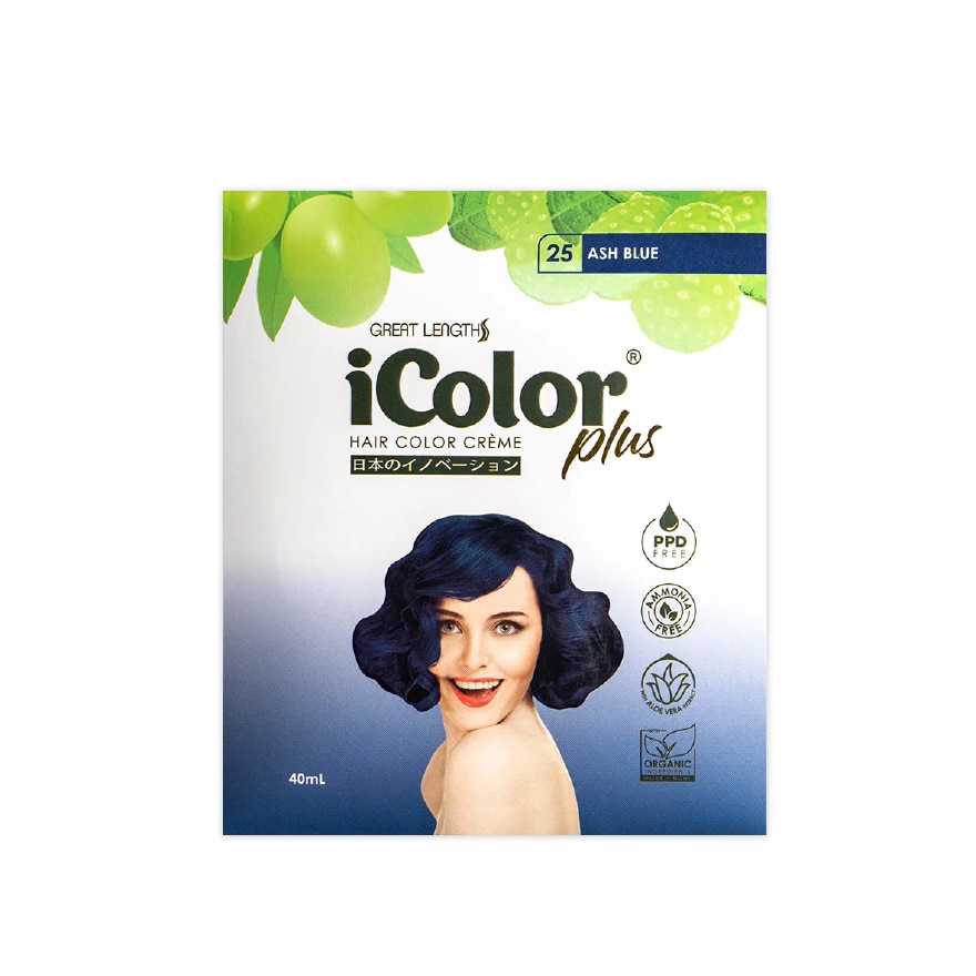 Plus Shampoo Hair Color Creme Ash Blue 40ml