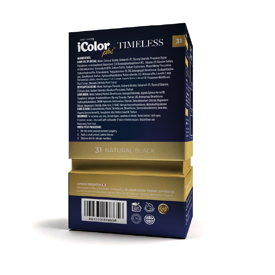 ICOLOR Plus Timeless Natural Black 192ml