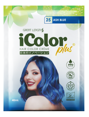 ICOLOR Plus Shampoo Hair Color Creme Ash Blue 40ml