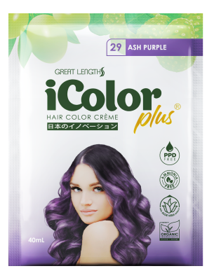 ICOLOR Plus Shampoo Hair Color Creme Ash Purple 40ml