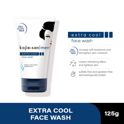 KOJIE SAN Men Extra Cool Face Wash 125G