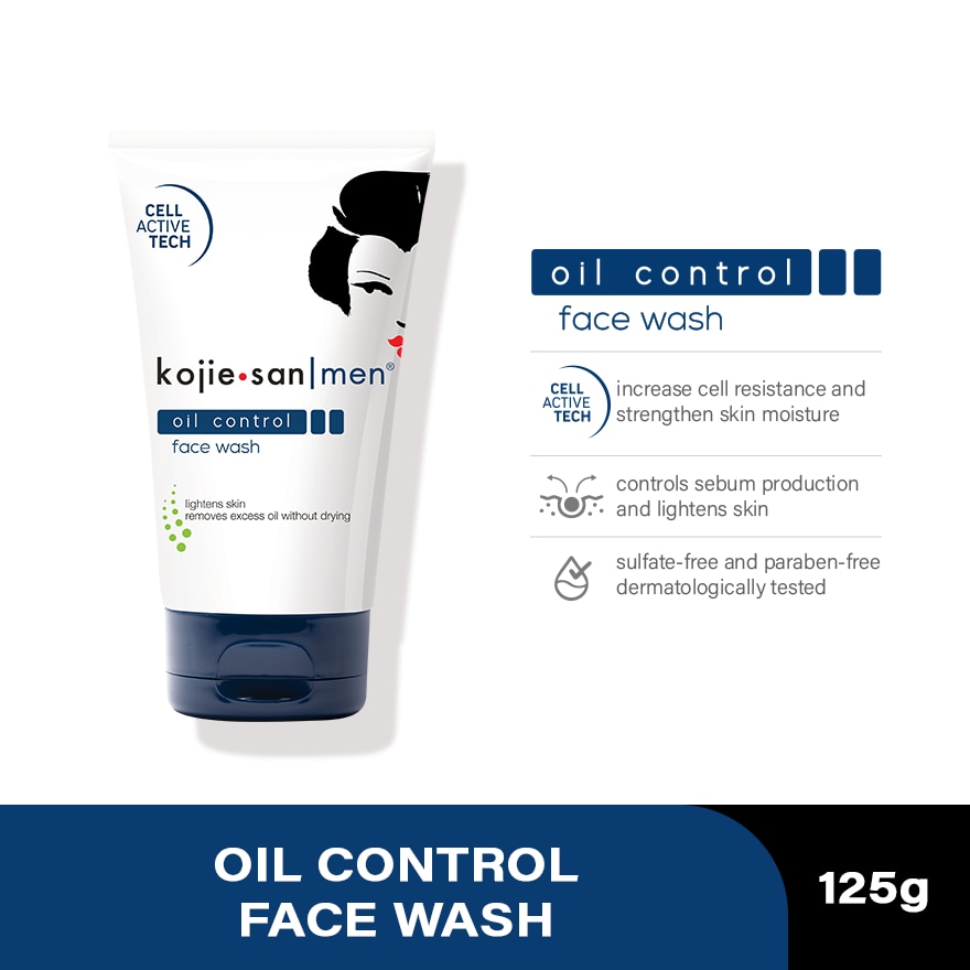 Men Oil Control Face Wash 125G