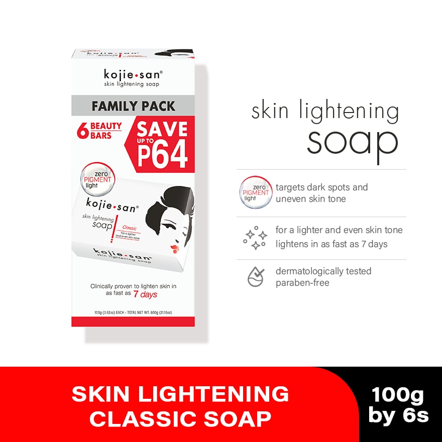 Kojiesan Skin Lightening Soap 100G By 6S