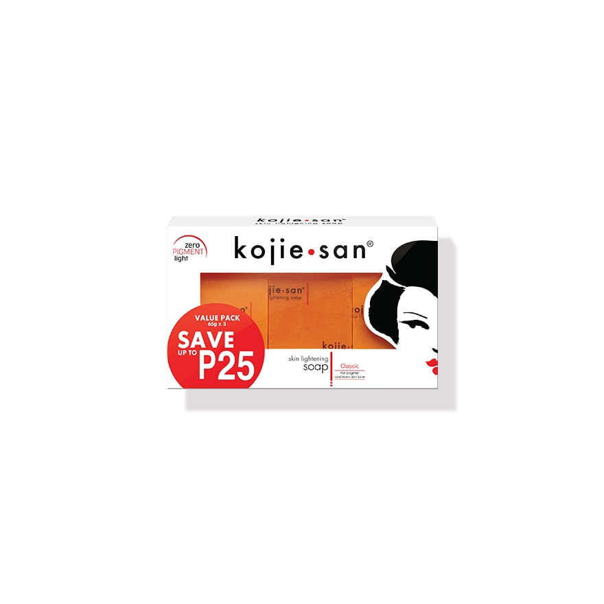 Skin Lightening Classic Soap 65Gx3 (Value Pack)