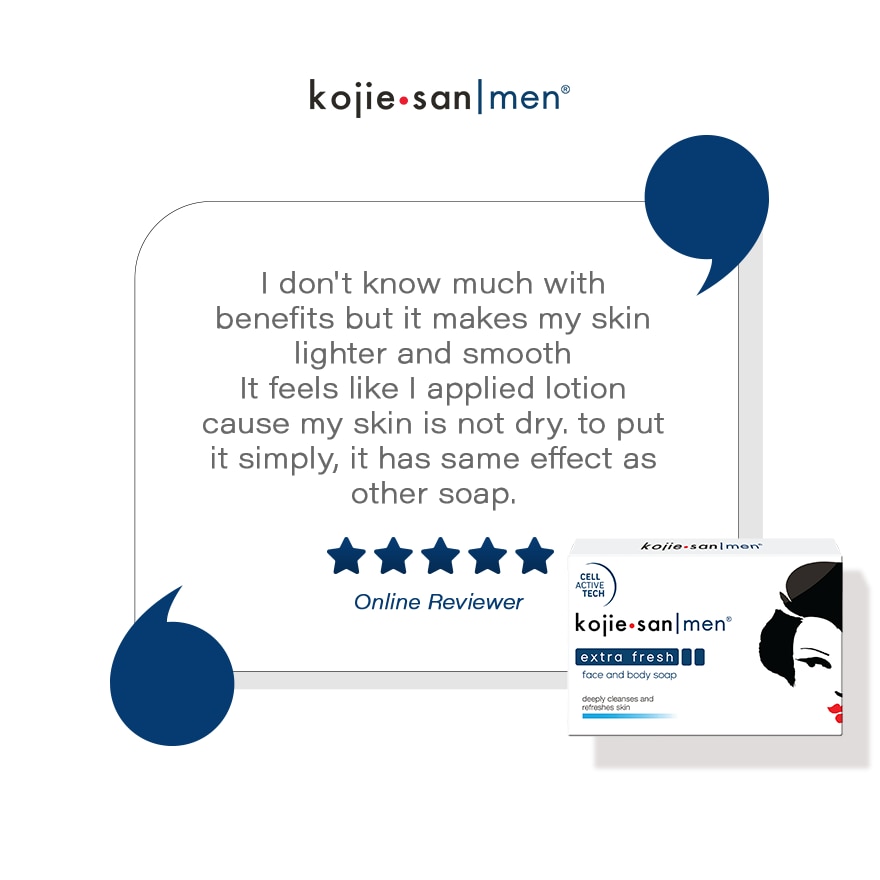 Men Extra Fresh Face And Body Soap 135G