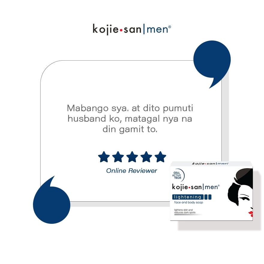 Men Lightening Face And Body Soap 135G