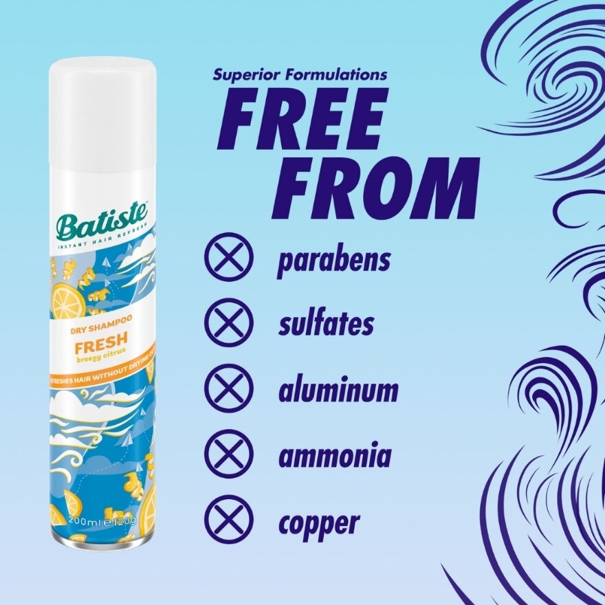 BATISTE Dry Shampoo Fresh 200ml image