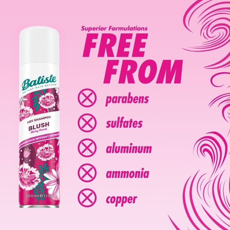 BATISTE Dry Shampoo Blush 200ml image