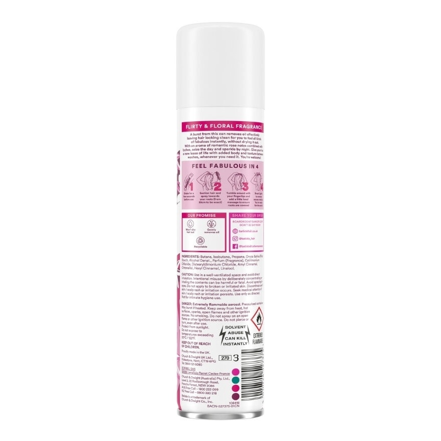 BATISTE Dry Shampoo Blush 200ml image