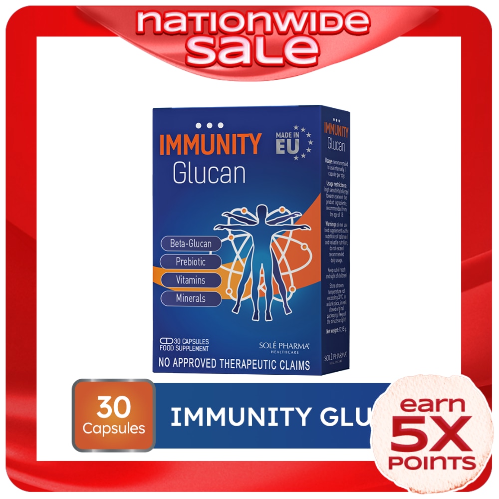 Immunity Glucan 30 Capsules
