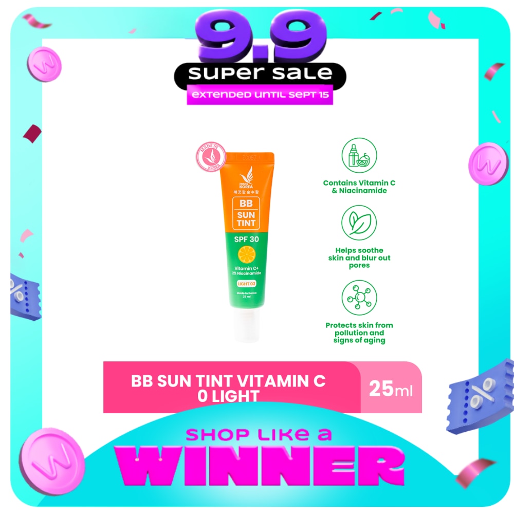 IWHITE KOREA BB Holic Sun Tint Vitamin C Glow Booster Light 25ml image
