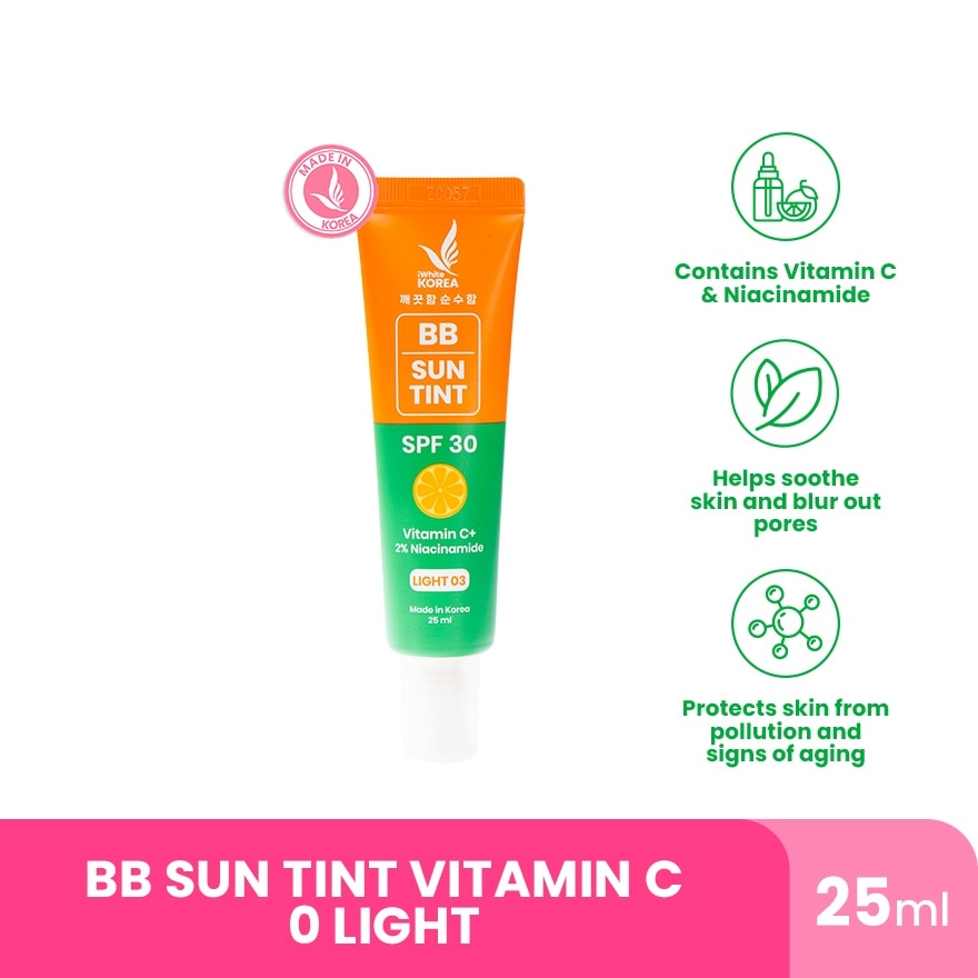 IWHITE KOREA BB Holic Sun Tint Vitamin C Glow Booster Light 25ml
