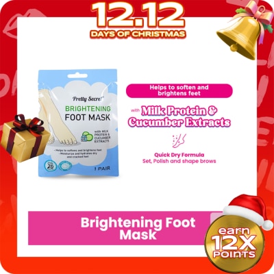 PRETTY SECRET Brightening Foot Mask 1 pair