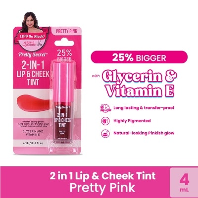 PRETTY SECRET Pretty Pink Lip & Cheek Tint 2.7ml