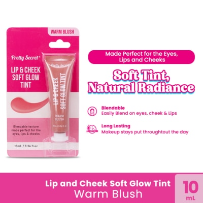 PRETTY SECRET - Lip & Cheek Soft Glow Warm Blush Tint