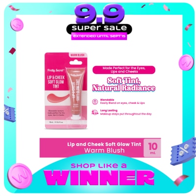 PRETTY SECRET - Lip & Cheek Soft Glow Warm Blush Tint image