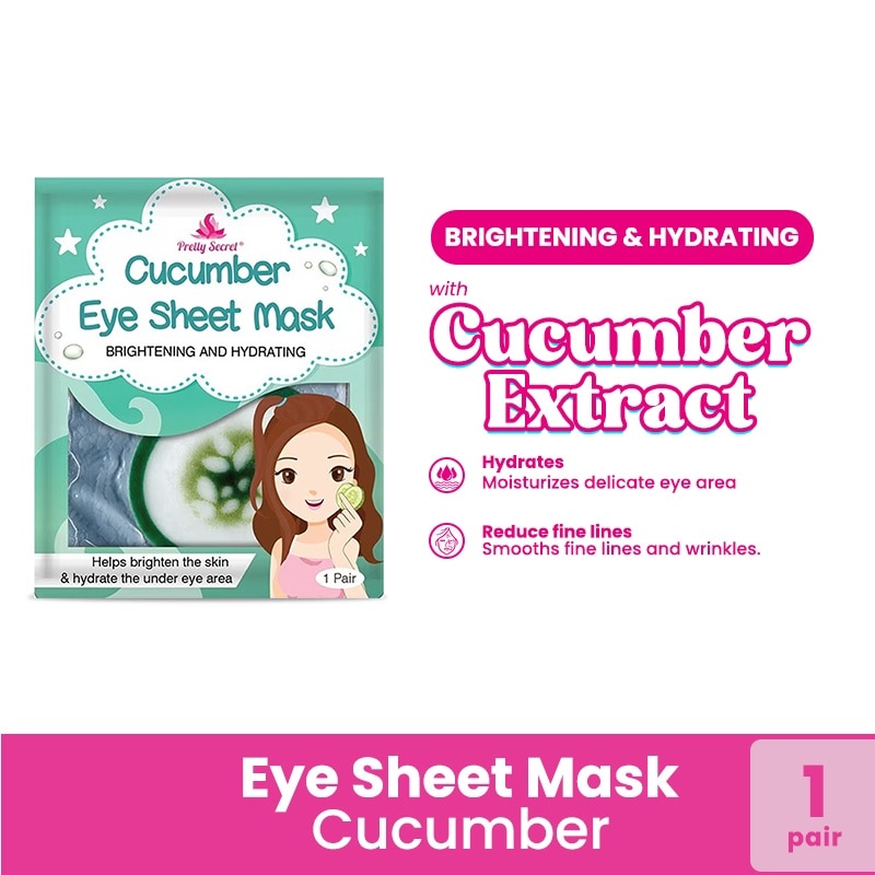 Cucumber Eye Sheet Mask 1 Pair