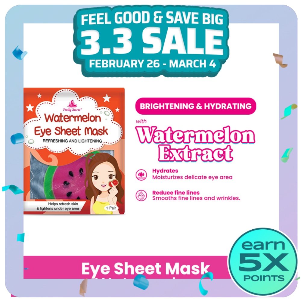 Watermelon Eye Sheet Mask 1 Pair