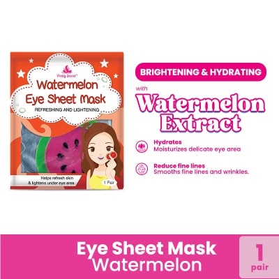 PRETTY SECRET Watermelon Eye Sheet Mask 1 Pair