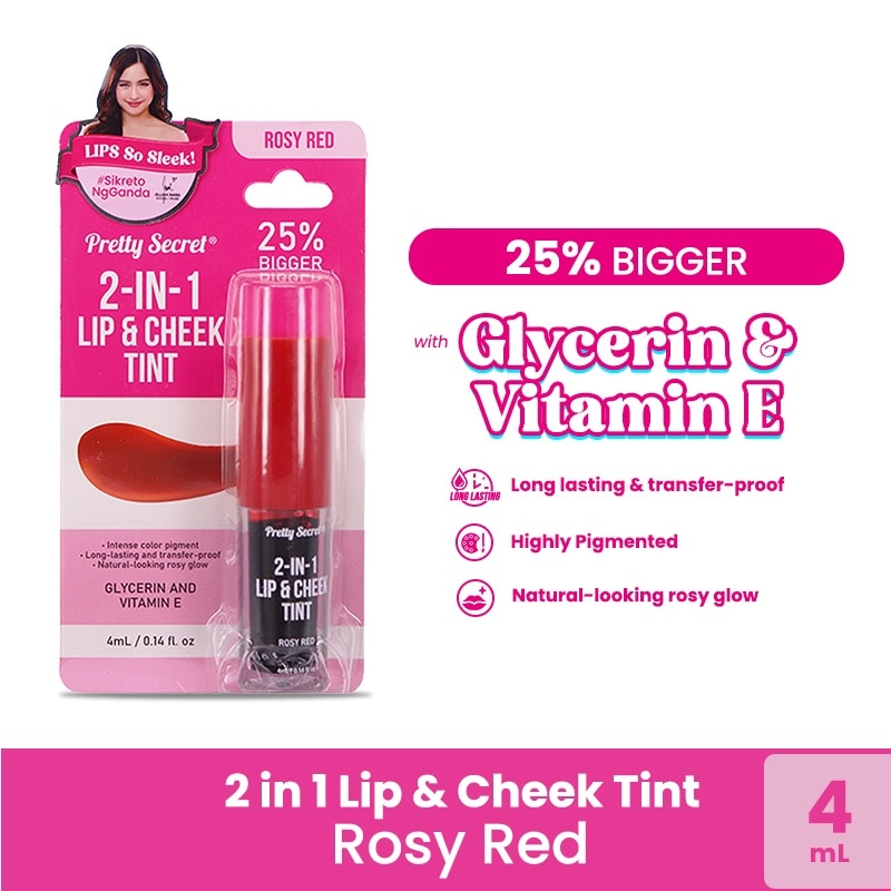Rosy Red Lip & Cheek Tint 2.7ml